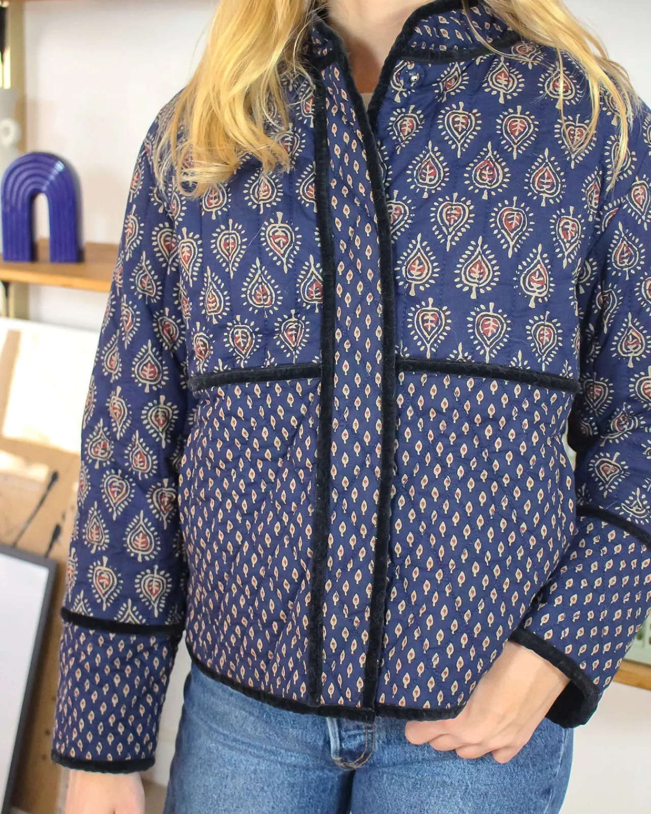 STUDIO PARISIEN Vestes & Manteaux-Veste Rosita NAVY